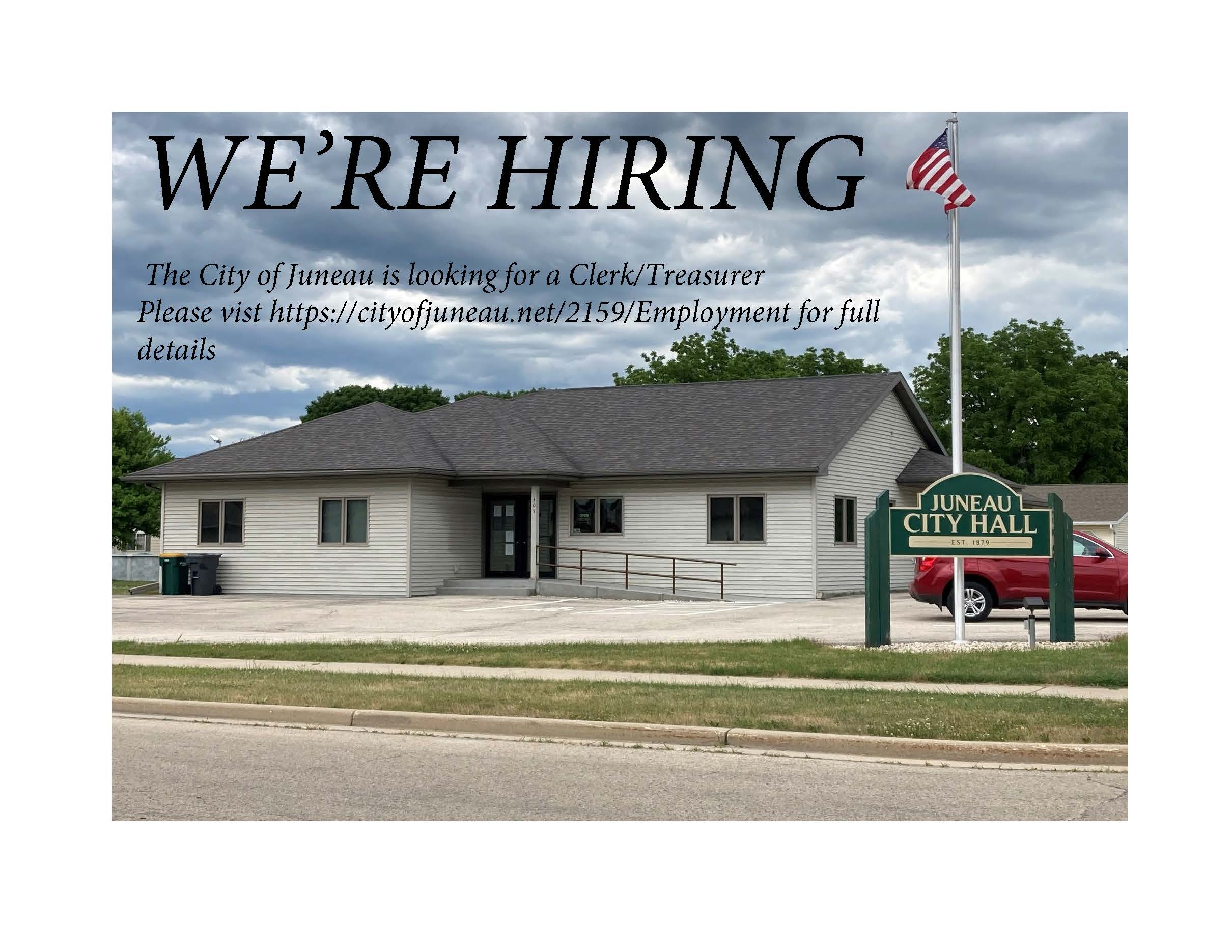 We're Hiring